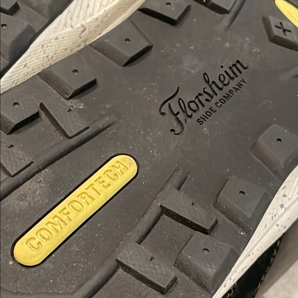 Florsheim Treadlite Plain Toe Mens bluish gray Leather Sneakers. Size 11 M - Picture 10 of 13